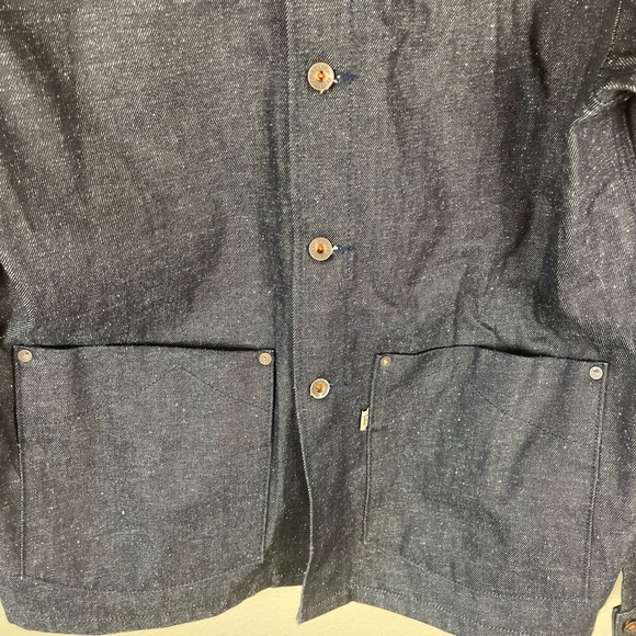 Railcar Fine Goods Denim Chore Coat Selvedge XL MADE IN USA - Picture 3 of 7